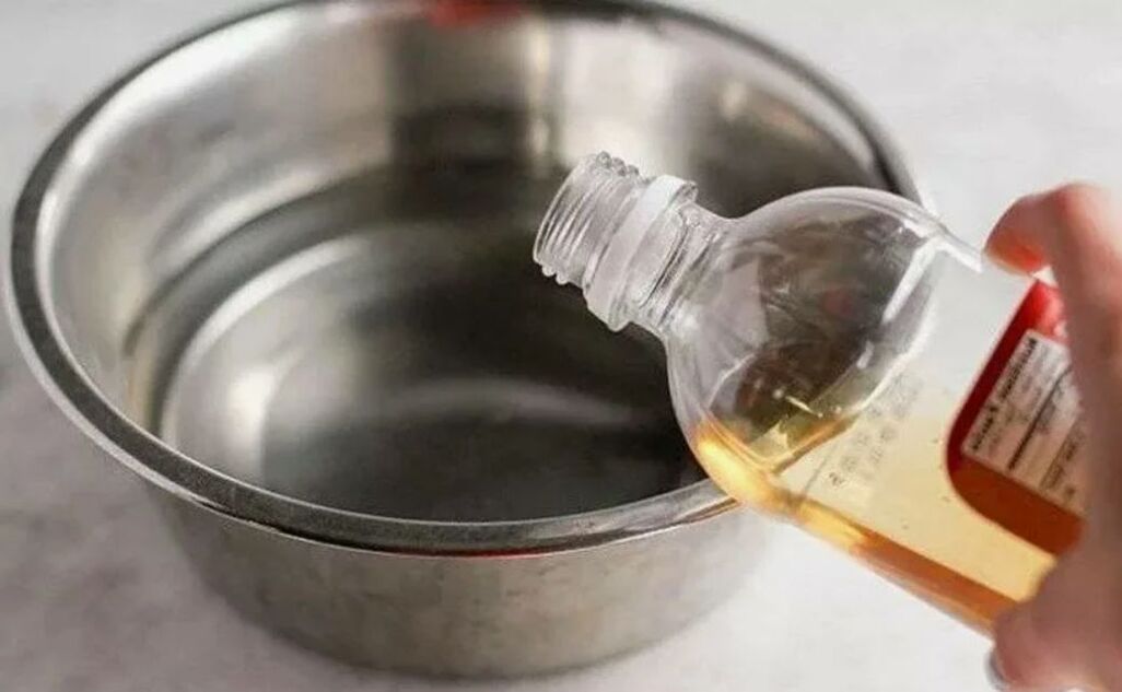 διάλυμα ξυδιού κατά των μυκήτων